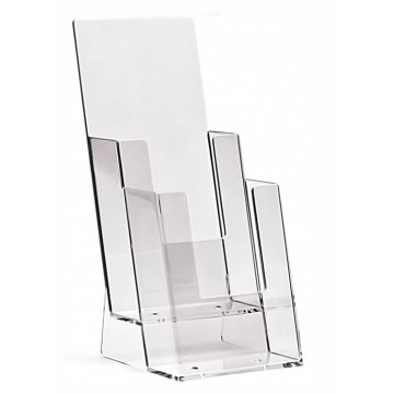 2C110 - 2 Compartment Brochure Holder DL