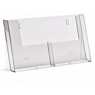 2C155H - 2 Pockets Counter Standing Brochure Holder A5