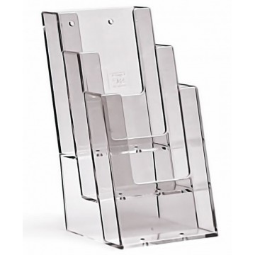 3C104 - 3 Compartment  Brochure Holder DL