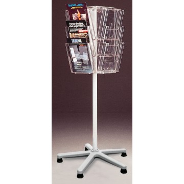 12F230 - 12 Pockets Brochure Display Stand A4