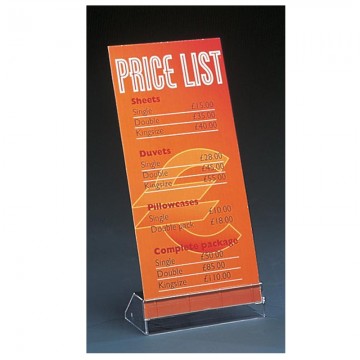 L100 - (L series) Angled Information Holder DL