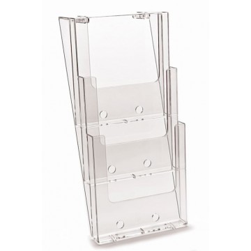 3W230 - Compartment Wall Mount Brochure Holder A4